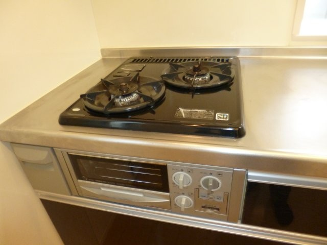 ディーバBのキッチン|2口ガスコンロ