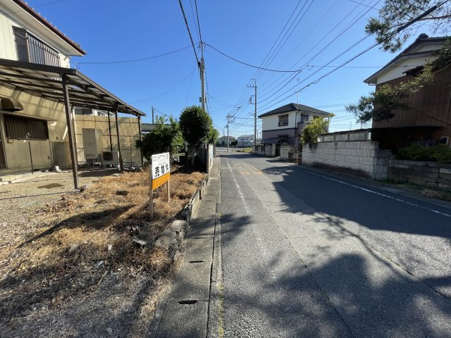 中古戸建・中古住宅　佐野市吉水町　吉水小学校・田沼東中学校の前面道路含む現地写真
