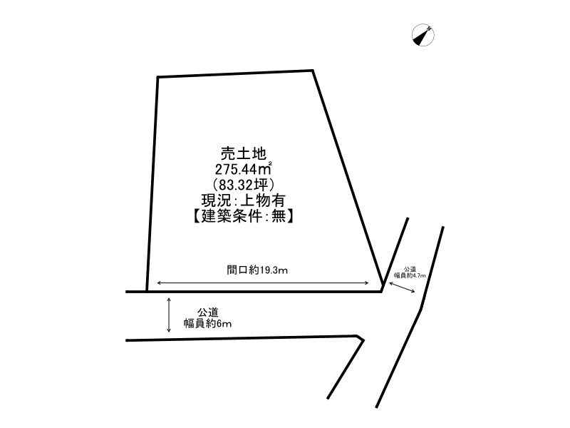姫路市御立中２丁目/売土地の土地図