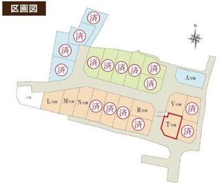 【区画図】 | 大津市唐崎4丁目14　新築戸建