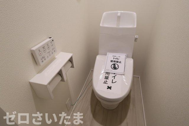 《仲介手数料無料》朝霞市根岸台７丁目48-28新築一戸建てリナージュのトイレ