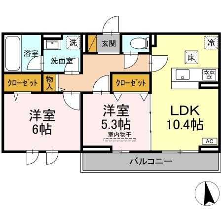 【間取り】 | フェリシア