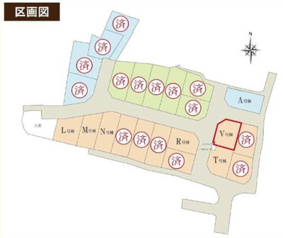 【区画図】 | 大津市唐崎4丁目14　新築戸建