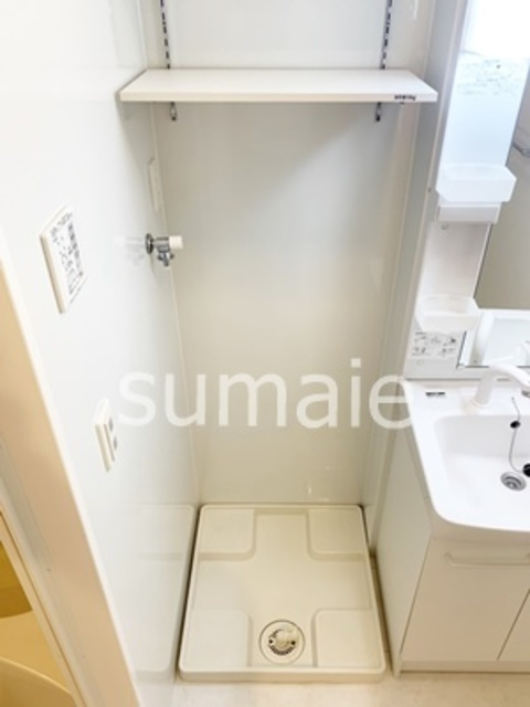 ルシエール氷川の洗面所|室内洗濯機置き場！