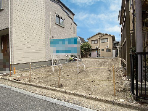 　吉田近衛町 建築条件無 土地の外観