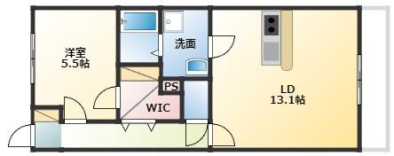 Estacion　Meroの間取り