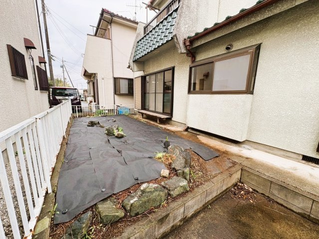 野田市　木間ケ瀬　中古戸建の庭|お庭も活用できます
