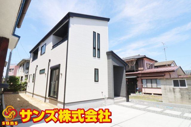 郡山市咲田1丁目　　　　１号棟　　　桃見台小学校、郡山第５中学区の外観|南東側から見た外観