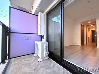【バルコニー】 | S-RESIDENCE庄内通駅前curere(クラーレ) | バルコニーからの眺めを楽しみながら食事をしませんか