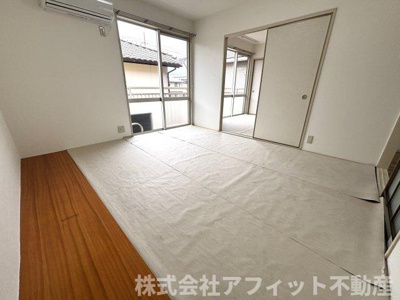 【居間・リビング】 | コーポK | 東側の和室6帖