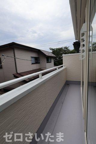 《仲介手数料無料》蓮田市西新宿４丁目66-6新築一戸建てリーブルガーデンのバルコニー