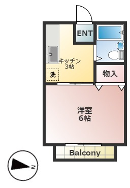 サンシティガーネットの間取り