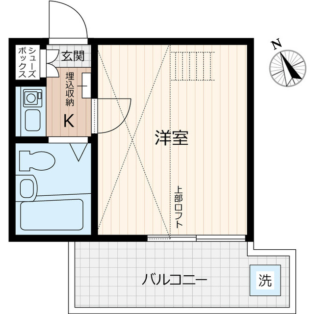 エイコウハイツＡの間取り
