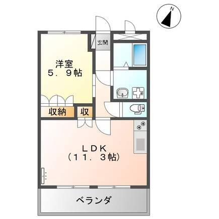 グレイスイサキの間取り