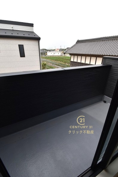 リーブルガーデン  ひたちなか阿字ヶ浦町　第4　1のバルコニー|お部屋から出られるバルコニーです。ちょっと気分転換に外の景色を眺めて深呼吸もいいですね。