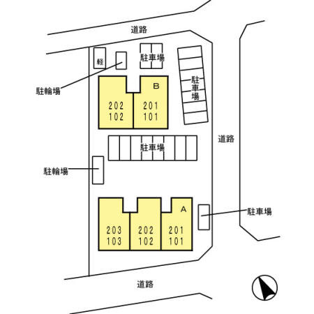 ソフィア　Ａの区画図
