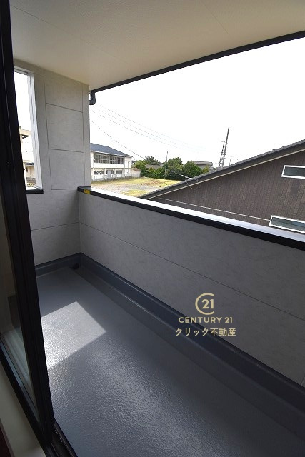 リーブルガーデン  ひたちなか阿字ヶ浦町　第4　2のバルコニー|お部屋から出られるバルコニーです。ちょっと気分転換に外の景色を眺めて深呼吸もいいですね。