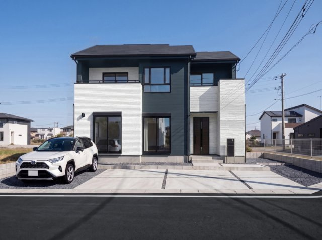 小山市田間　新築戸建22　敷地71.13坪の外観