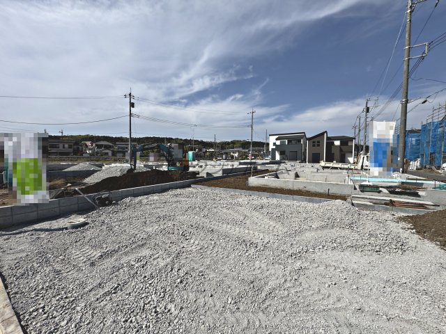 飯能市青木・全8棟　新築一戸建　3号棟　～東南角地～の外観|現地写真(2026年4月13日撮影)