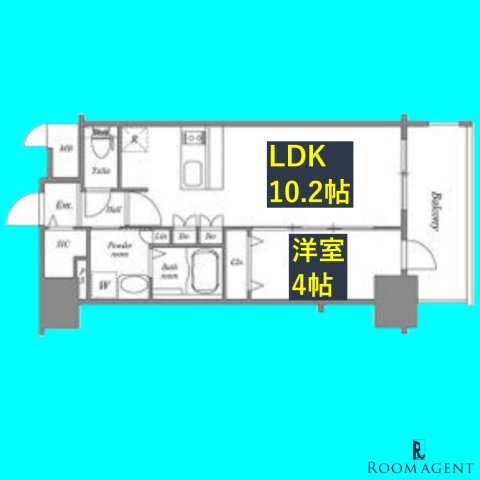 アドバンス名古屋モクシーの間取り