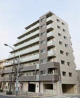 【外観】 | レジディア高円寺 | 鉄筋コンクリート造のがっちりとした建物。