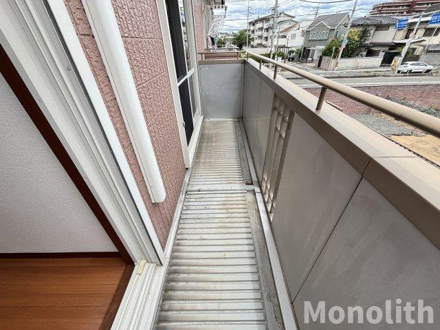 エスポワールCのバルコニー