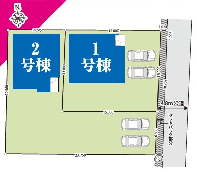 【区画図】 | GRAFARE久喜市太田袋　新築住宅