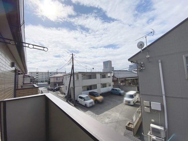 メゾン東山の展望|2階からの景色☆