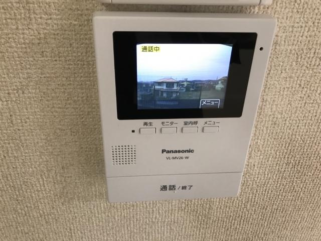グリーンハイム松橋Ⅱの内装|カメラ付インターホン