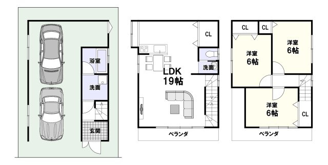 春日町の間取り