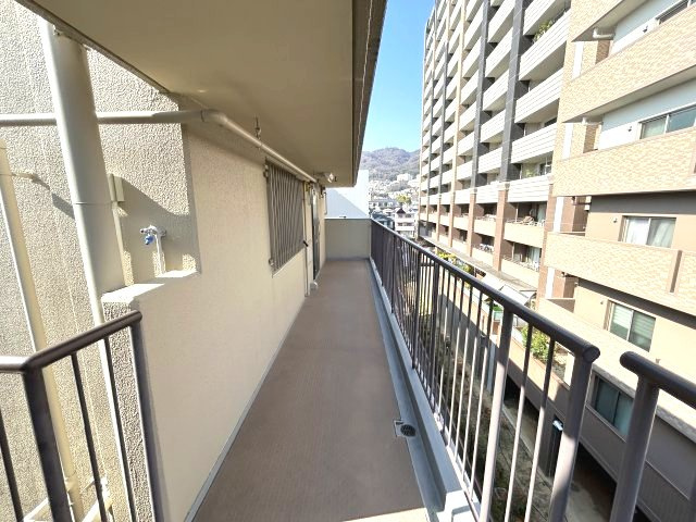 甲南メゾン本山のバルコニー