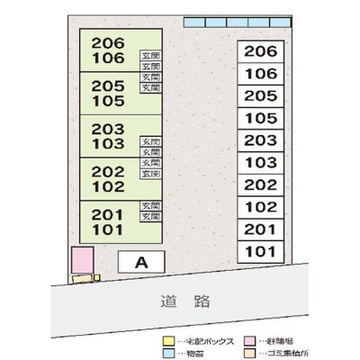 【区画図】 | アリアコートオヤマ