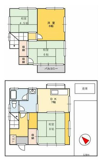 宮和田戸建ての間取り