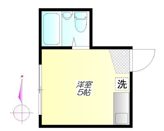 ライフピアプランタンの間取り|ワンルームタイプのお部屋☆