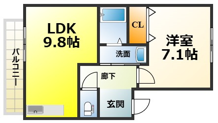 草庵の間取り