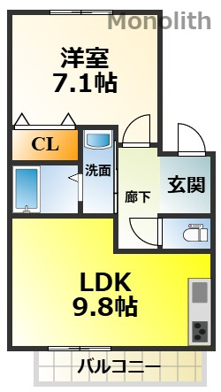 草庵の間取り
