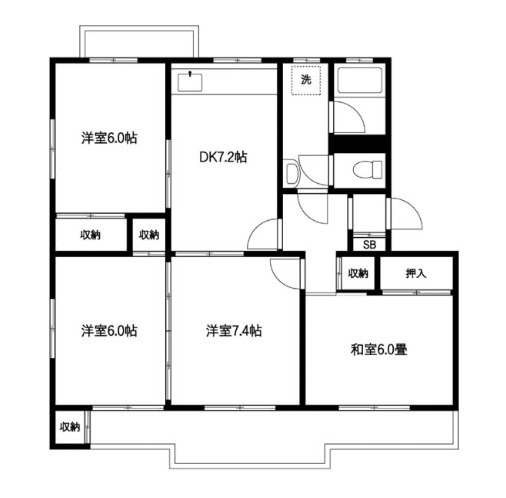 ハイムサンポートの間取り