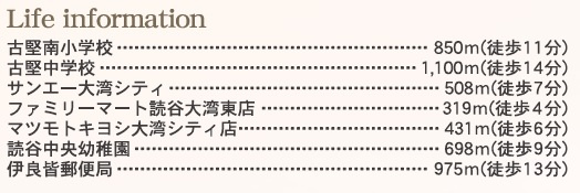 読谷村比謝（全2棟）1号棟の周辺|周辺♪