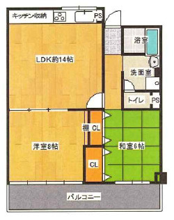 学園前ガーデンハイツの間取り