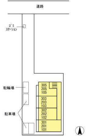 エバーグレイスの区画図