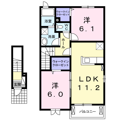エターナル　　 刈谷市近郊の賃貸はクラスホーム刈谷店の間取り