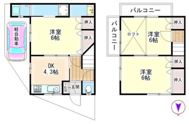 【間取り】 | S22357-修学院