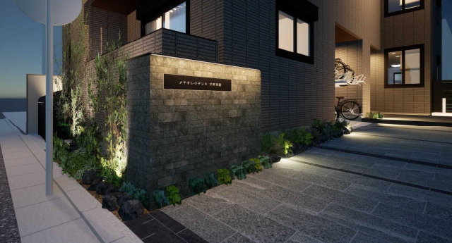 メテオレジデンス三軒茶屋のエントランス
