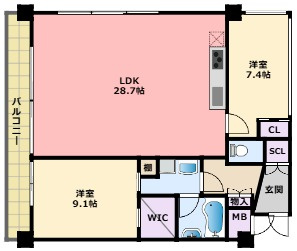 【間取り】 | プレジオさくら夙川