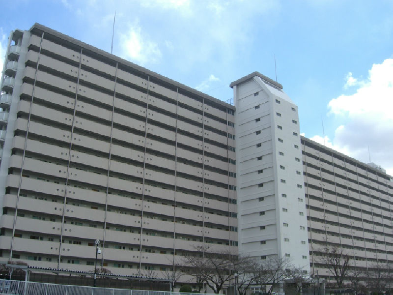 千里山田D住宅の外観
