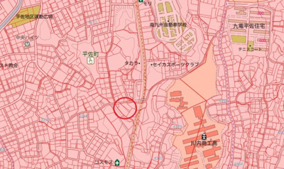 【地図】 | 平佐町字並松土地