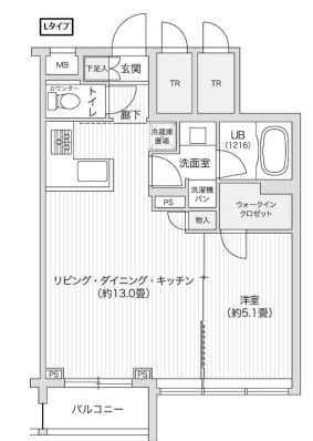 【間取り】 | レジディア笹塚Ⅱ