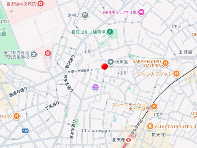 【地図】 | サンコート上目黒