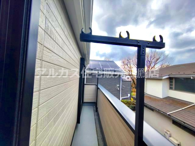 【内覧動画公開中！】中央線 三鷹駅 12分 新築戸建 武蔵野市八幡町1丁目のバルコニー