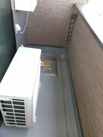 ラフイール西明石のバルコニー